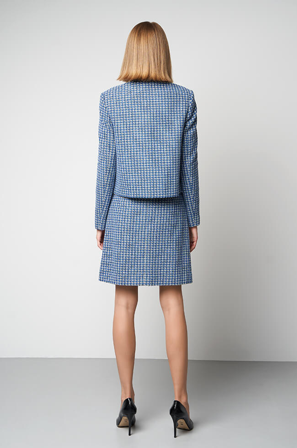 1812 Жакет женский (бежево-синий)