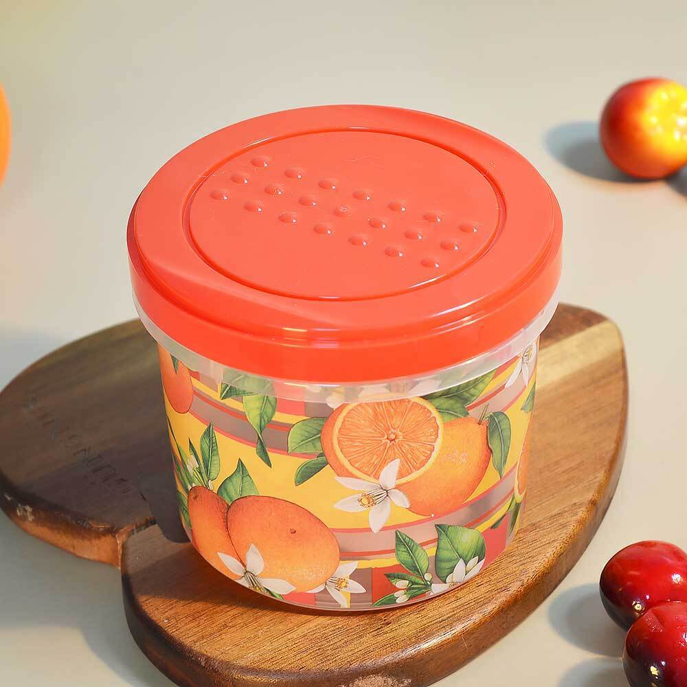 Банка с завинчивающейся крышкой 0,7л "Asti. Сицилия", цвет красный