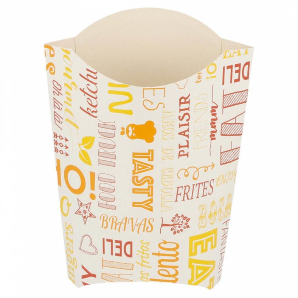 Контейнер для фри/снеков Parole 190 г, 14,5*9,5*18 см, 200 шт/уп, картон, Garcia de Pou