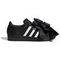 Adidas originals Superstar В кроссовках для скейтборда Низкие Кроссовки Черные/Белые Женские