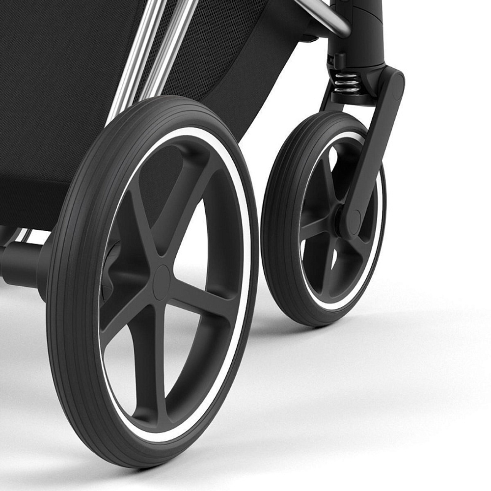 Коляска для новорожденных Cybex Priam IV Chrome Brown Mustard Yellow