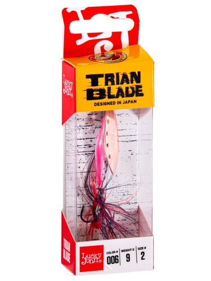 Блесна вращающаяся Lucky John TRIAN BLADE LONG 09.0г 006