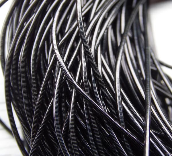 КА011НН1 Канитель гладкая, цвет: черный, размер: 1 мм, 5 гр.