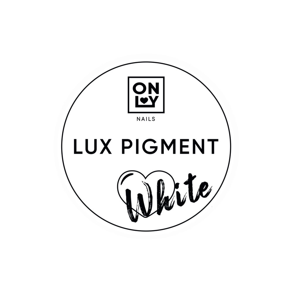 Lux Pigment White Only Nails, 5 g