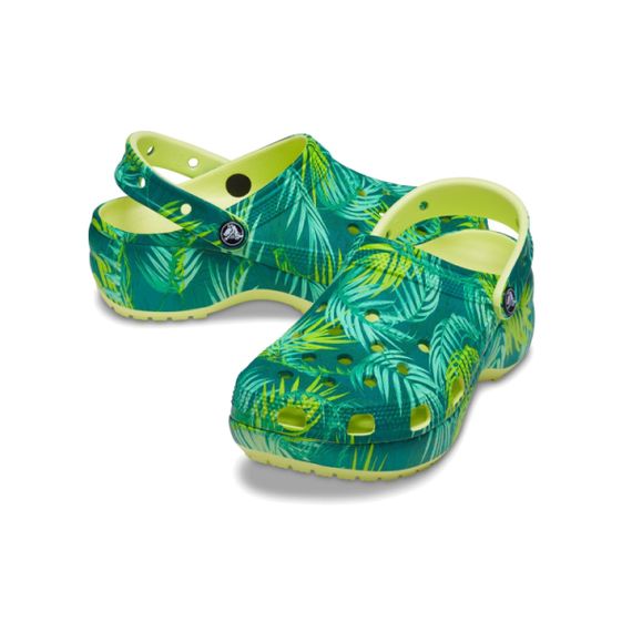 Crocs Classic Platform Tropical 'Green'