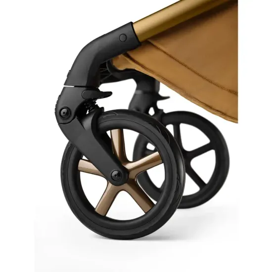 Коляска 2 в 1 Bugaboo Fox 5 Complete Noir Limited Edition (Amber Glow)