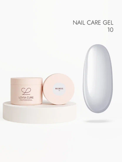 Lovia Cure Nail Care Gel 10 - Гель моделирующий темно-серый, 15 мл