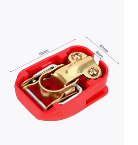 Клеммы аккумулятора Piter Market NF1, быстросъемные с крышками, 2 шт.