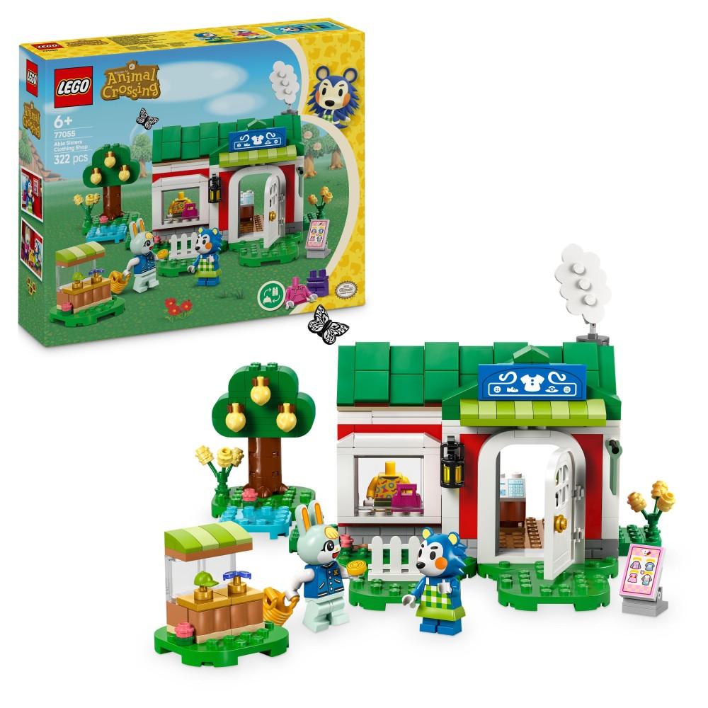 LEGO Animal Crossing - Братья Able и магазин одежды 77055