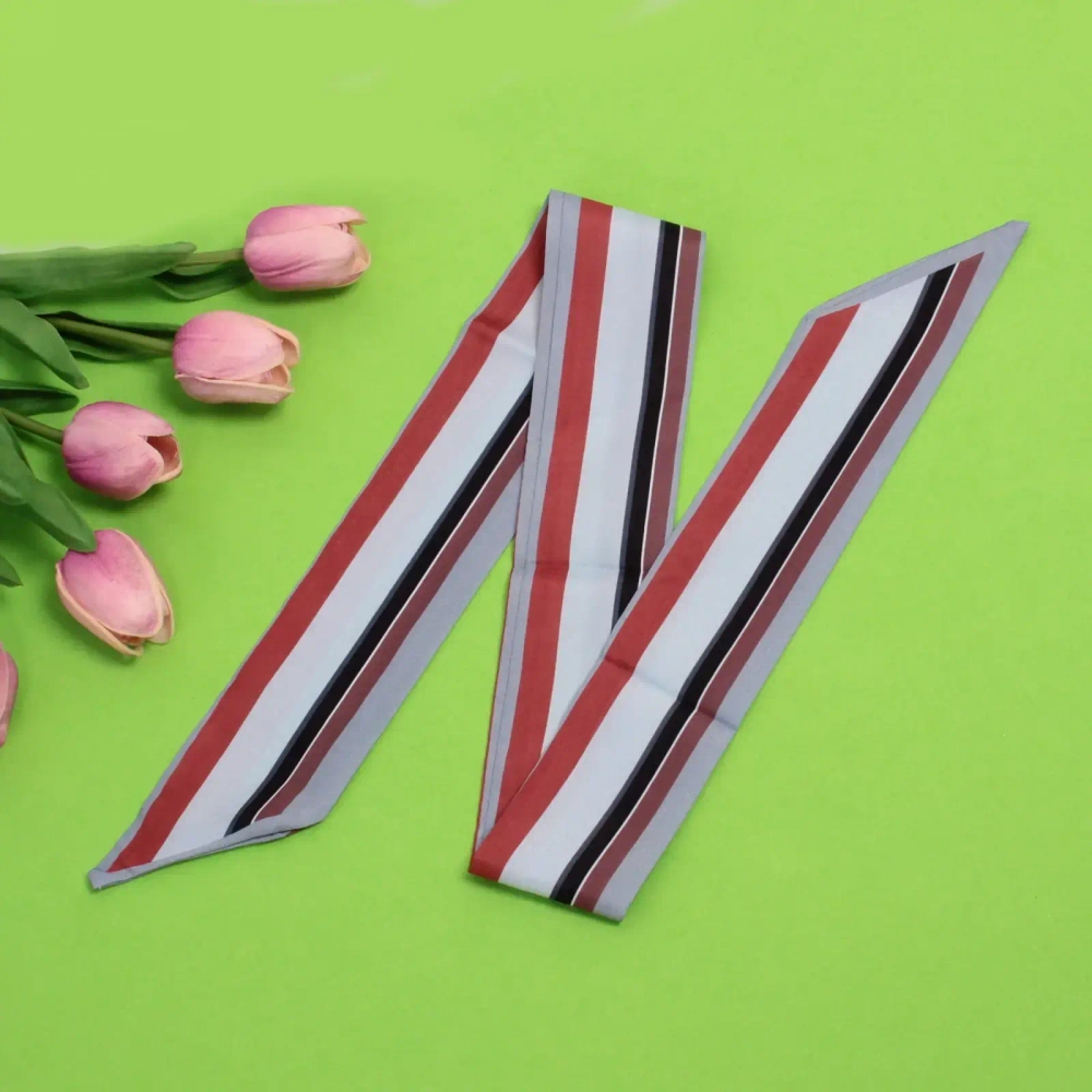 Лента для вплетения в причёску «KRASA- Нэлли», микс 2 цвета, 6*90 см