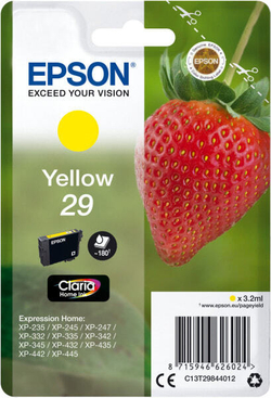 Картридж струйный желтый 1 шт Epson C13T29844022
