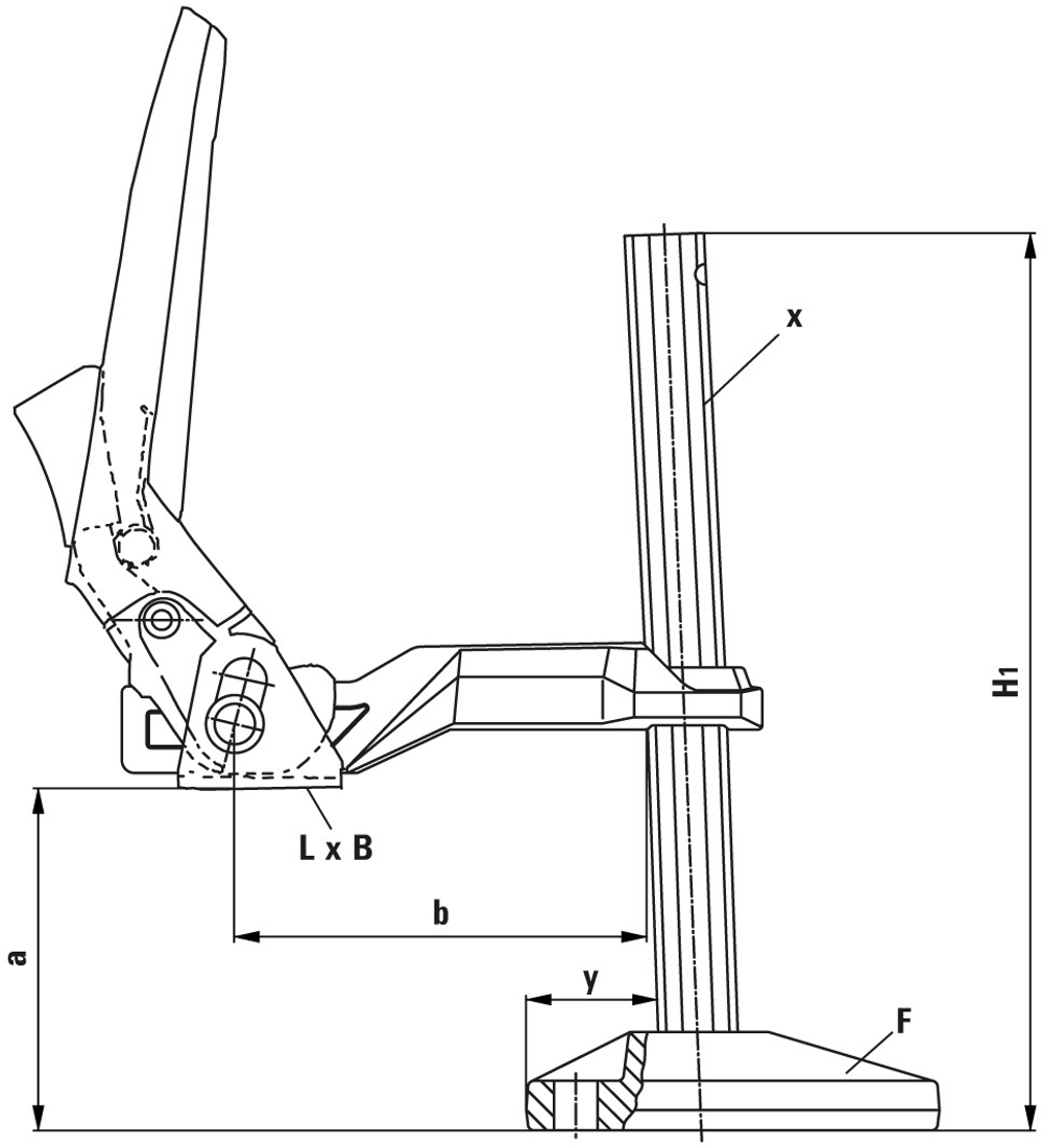 Настольный зажим BESSEY BS BS2N