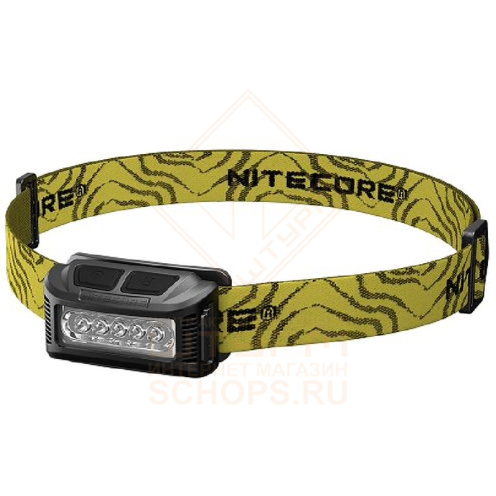 Фонарь налобный Nitecore NU10, Black
