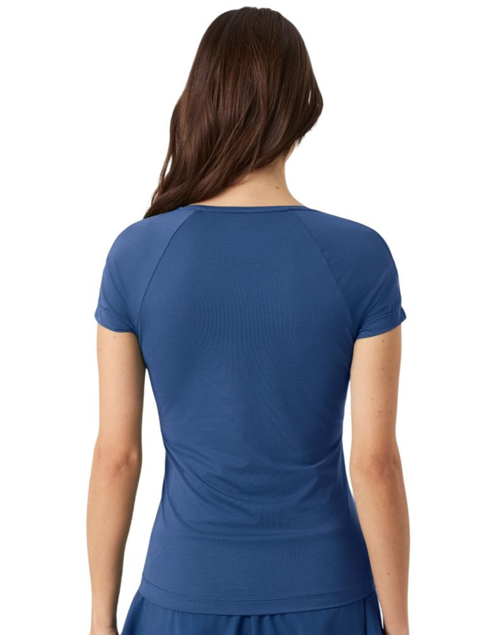 Женская теннисная футболка Bj_rn Borg Ace V-Neck - sargasso sea
