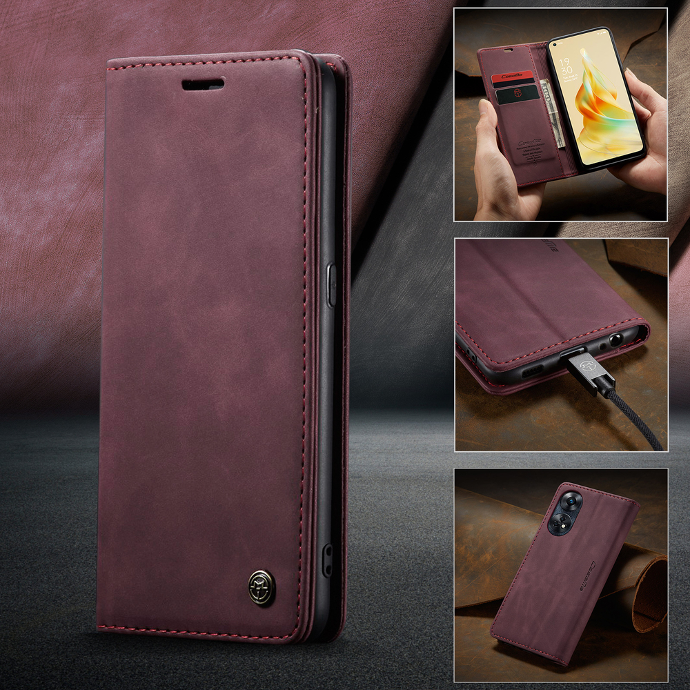 Чехол-книжка CaseMe Matte OPPO Reno 8T