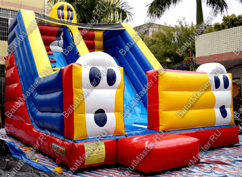 Детский надувной батут-горка "Зайка" 7*4*5 м