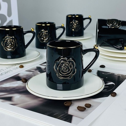 Lenardi 133-456 Кофейный набор 12пр. 95мл в под.уп.(х12)Фарфор