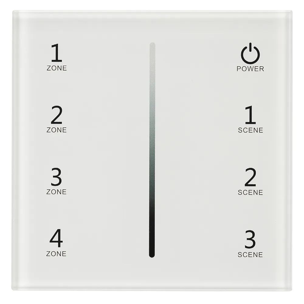 Панель Sens SMART-P29-DIM White (230V, 4 зоны, 2.4G) (Arlight, IP20 Пластик, 5 лет) 027103