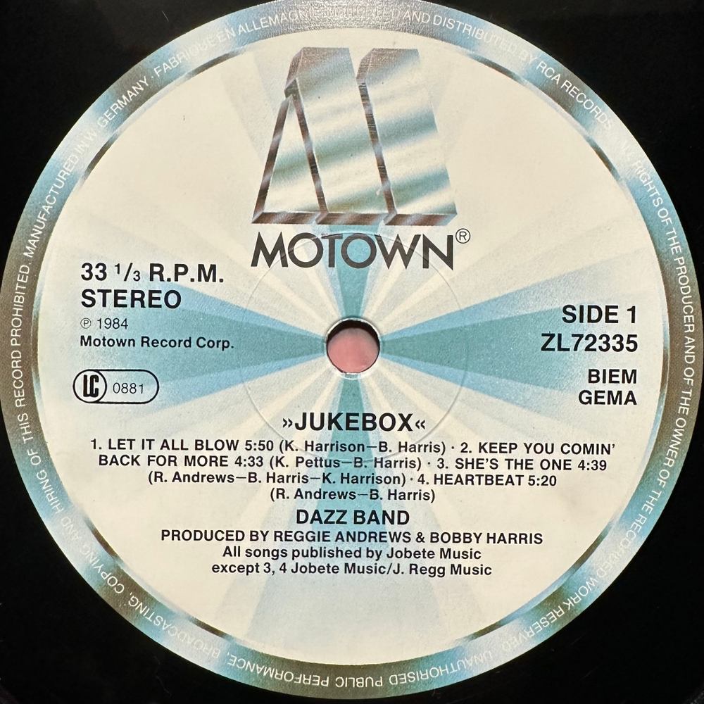 Dazz Band - Jukebox (Европа 1984г.)
