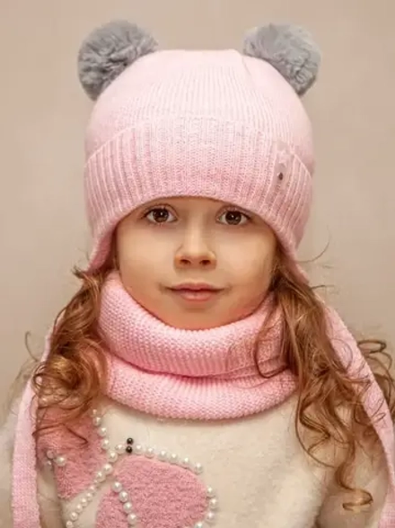 Шапка зимняя детская и снуд