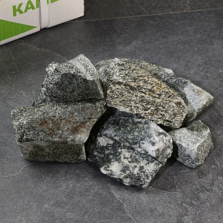 Камень для сауны Дунит (20кг) коробка,мытый