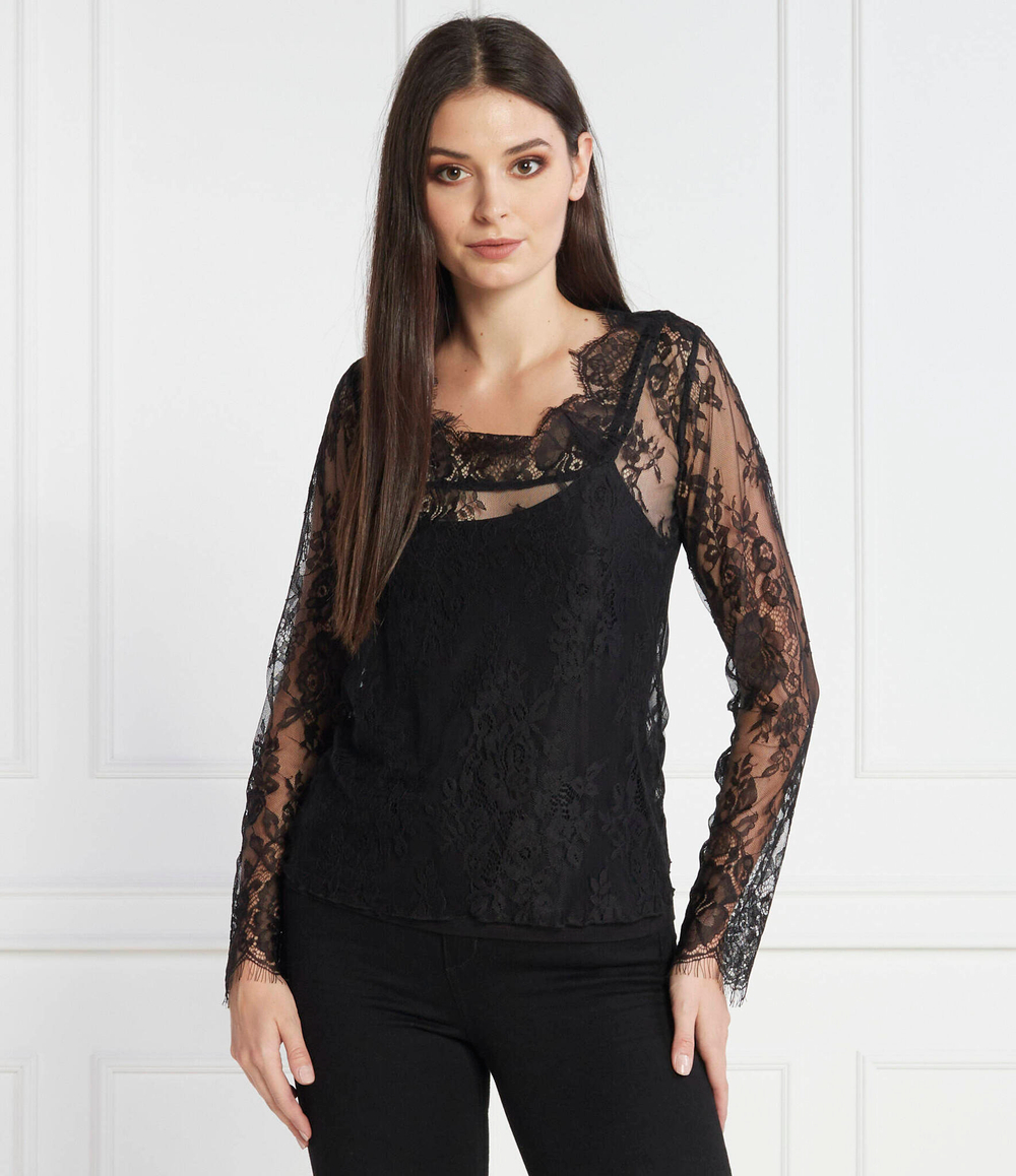 Блузка+топ Liu Jo Rose - черный(5F3083 J4583)