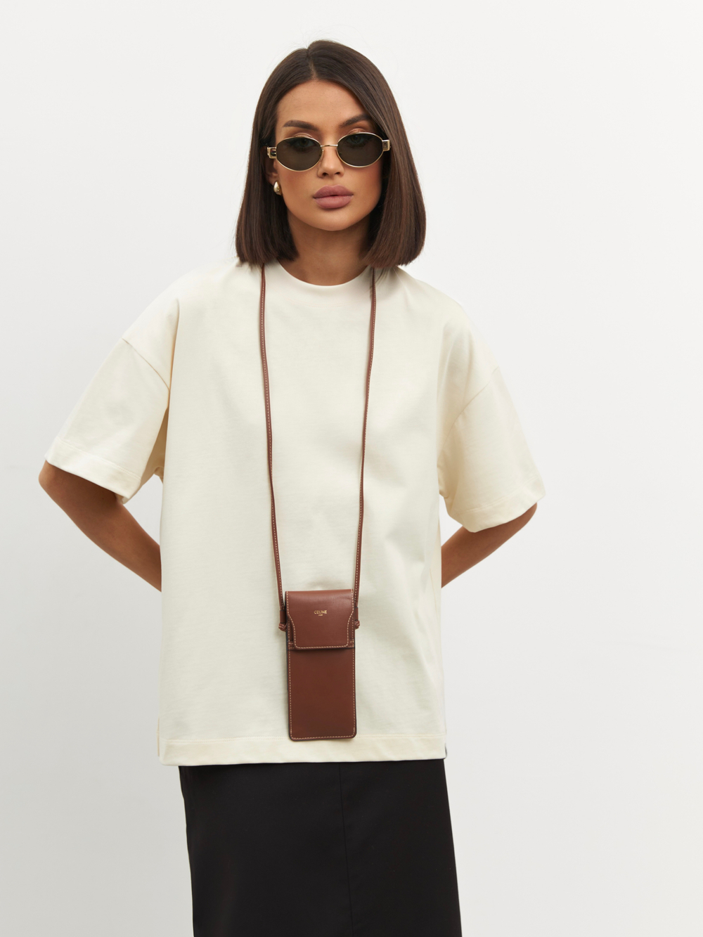 Футболка оверсайз из 100% хлопка