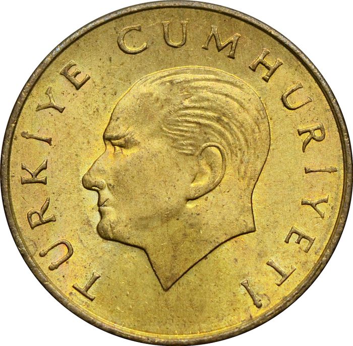 100 лир 1988-1996 Турция VF-XF