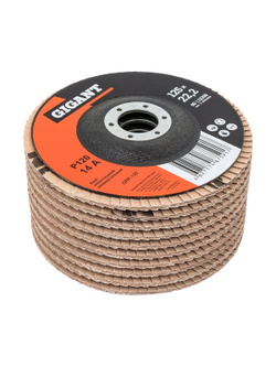 Круг лепестковый торцевой 125x22,2 10 шт Gigant GRF-120-10