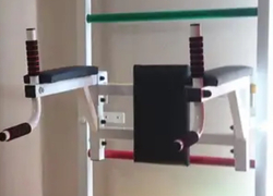 Брусья-пресс белые