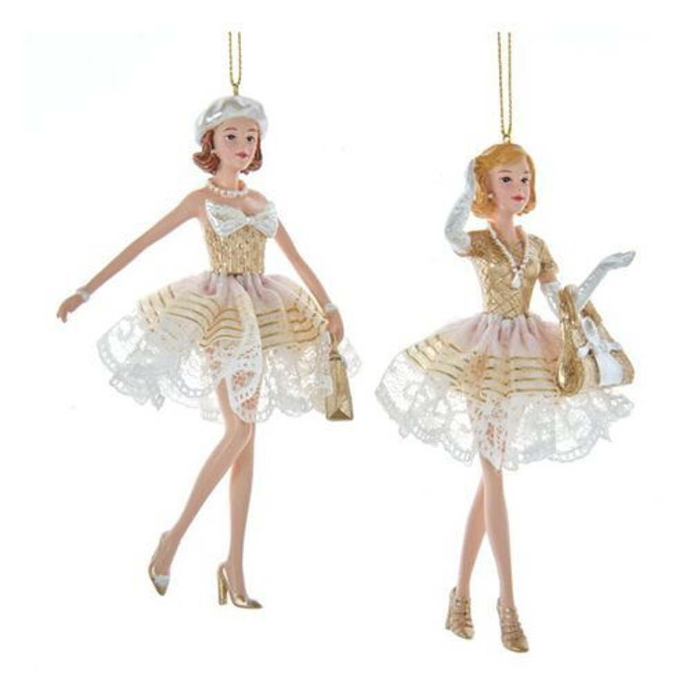 Елочная игрушка Модница Диана, h15,5см