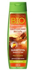 ПРЕЛЕСТЬ Био ШАМПУНЬ-Энергетик БАЛТИЙСКИЙ ЯНТАРЬ, 400мл