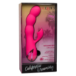 Розовый вибромассажер-кролик California Exotic Novelties Oceanside Orgasm SE-4351-10-3