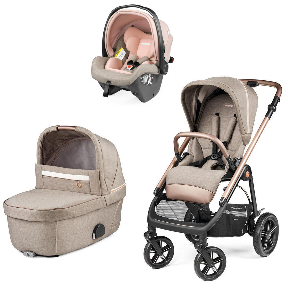 Коляска Peg Perego Veloce TC Brio Culla Belvedere SLK 3 в 1 Mon Amour