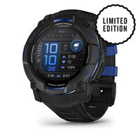 Garmin Instinct 3 - 50 мм, AMOLED LIMITED EDITION черный с черно-синим ремешком