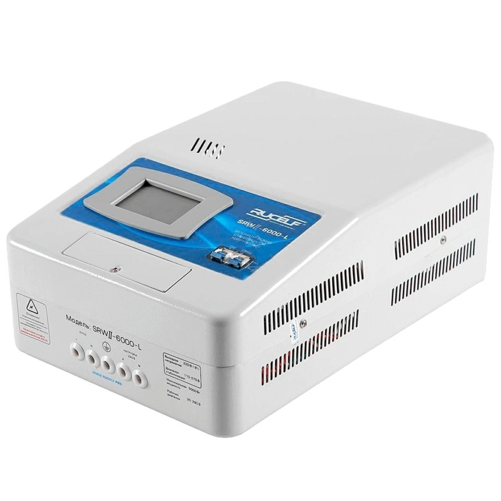 Стабилизатор напряжения Rucelf SRWII-12000-L