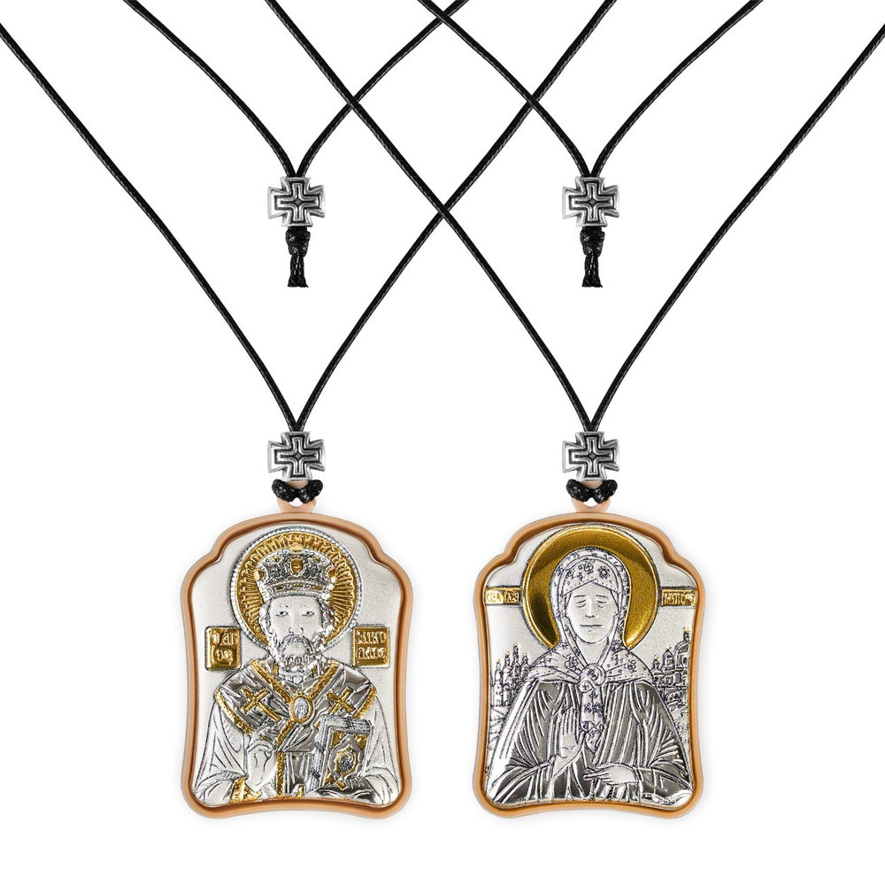 Николай-Матрона, подвеска 2х сторонняя 30х40