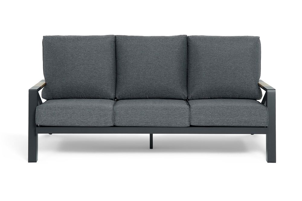 "Лотос" лаунж-зона 5-местная из алюминия, цвет темно-серый