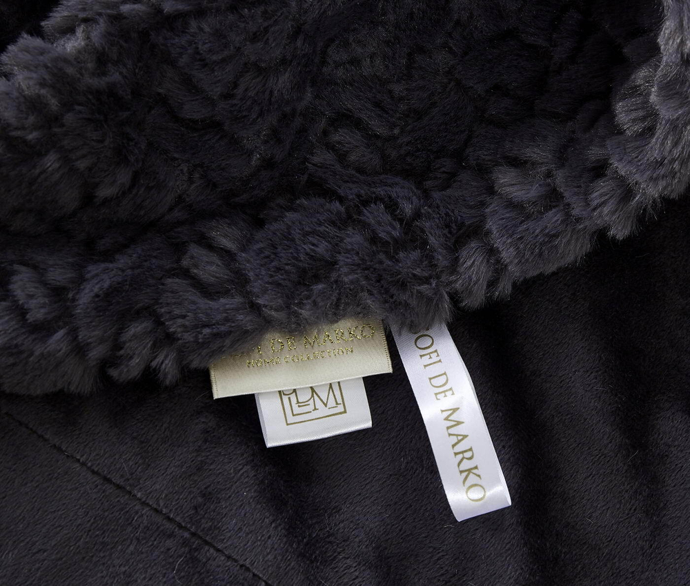 Плед 160х220 Sofi De MarkO Теодор антрацит