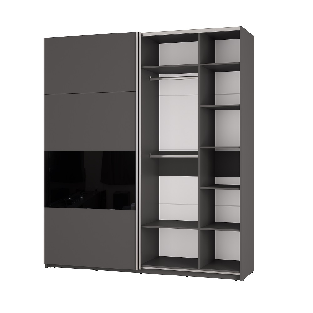 Шкаф-купе ШКК-10 Харви, Графит