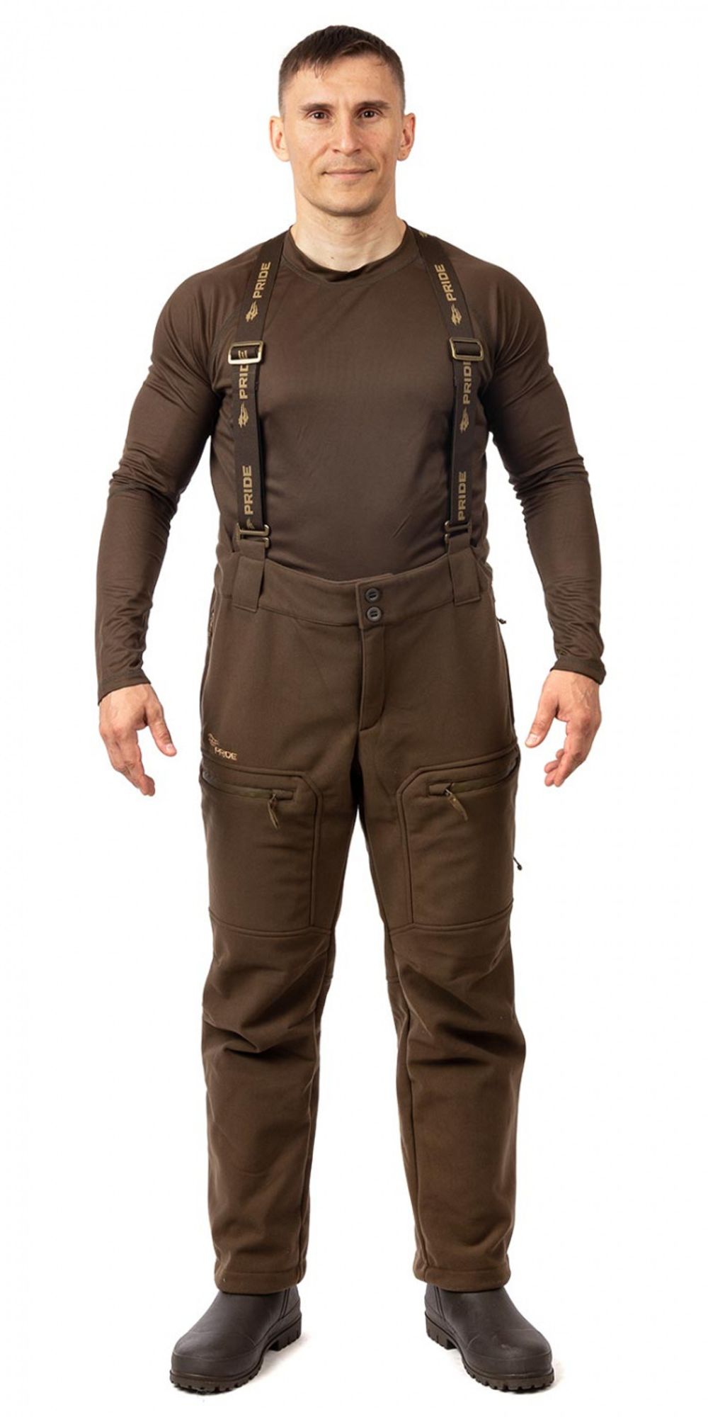 Костюм демисезонный Wolf Hunt-Shell коричневый PRIDE