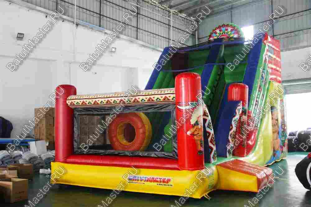 Надувная горка "Индиана" 7*4*4 м