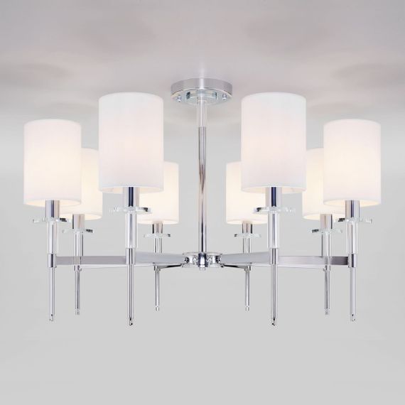 Подвесная люстра Eurosvet Brielle 60132/8 хром