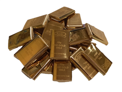 Конфеты 15 грамм золота 250 гр