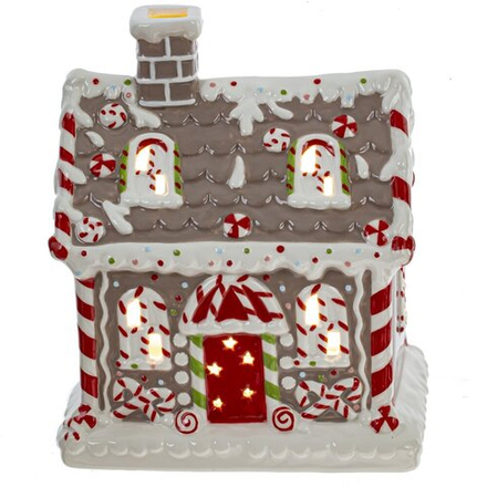 GAEM Фигурка декоративная "Домик" с подсветкой (АААх3, н/п), L19 W13 H22 см