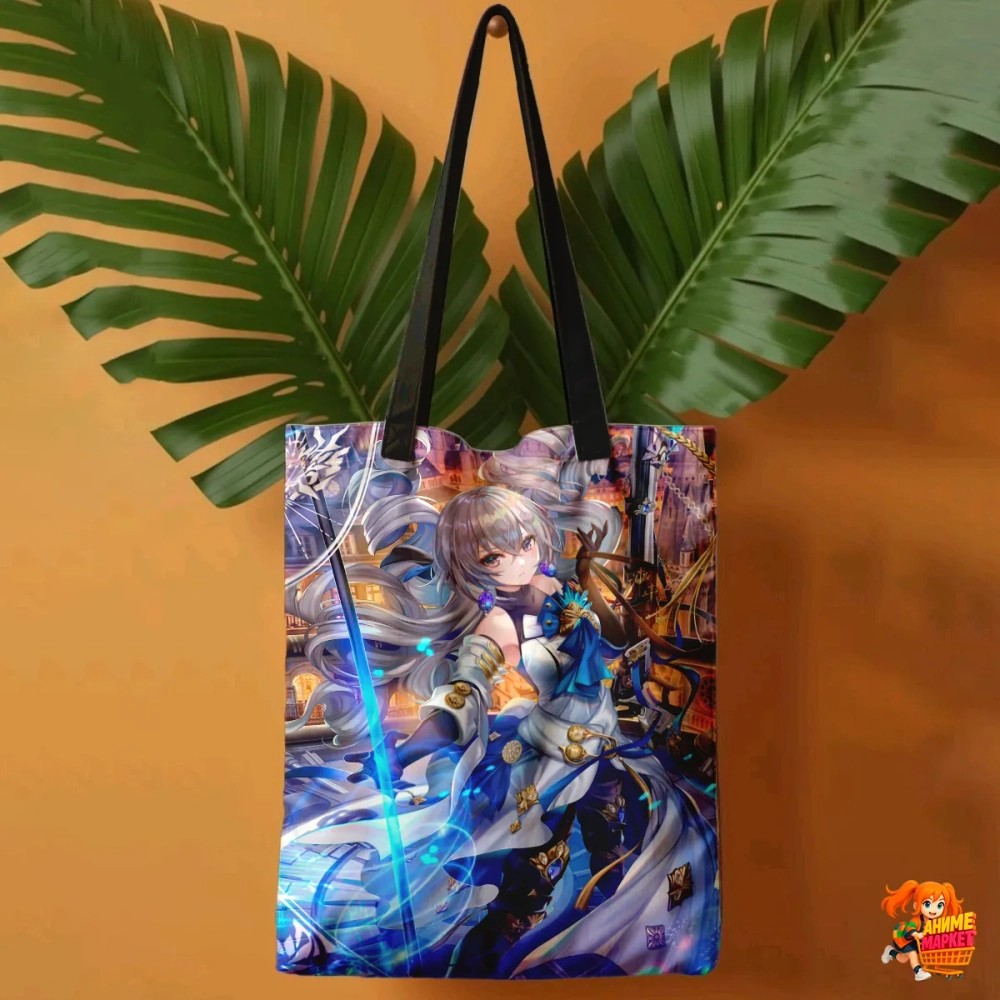 Сумка шоппер с принтом Honkai Star Rail