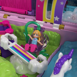 Polly Pocket - Единорог Компактный набор с 2 куклами + аксессуары GVL88 / артикул   GVL88  / GTIN 887961929744