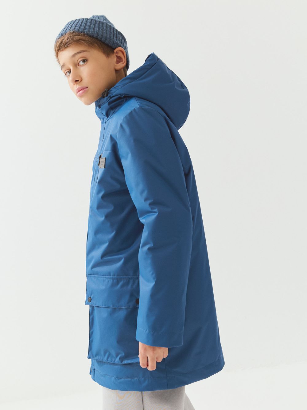 Парка демисезонная "Деним" 7+