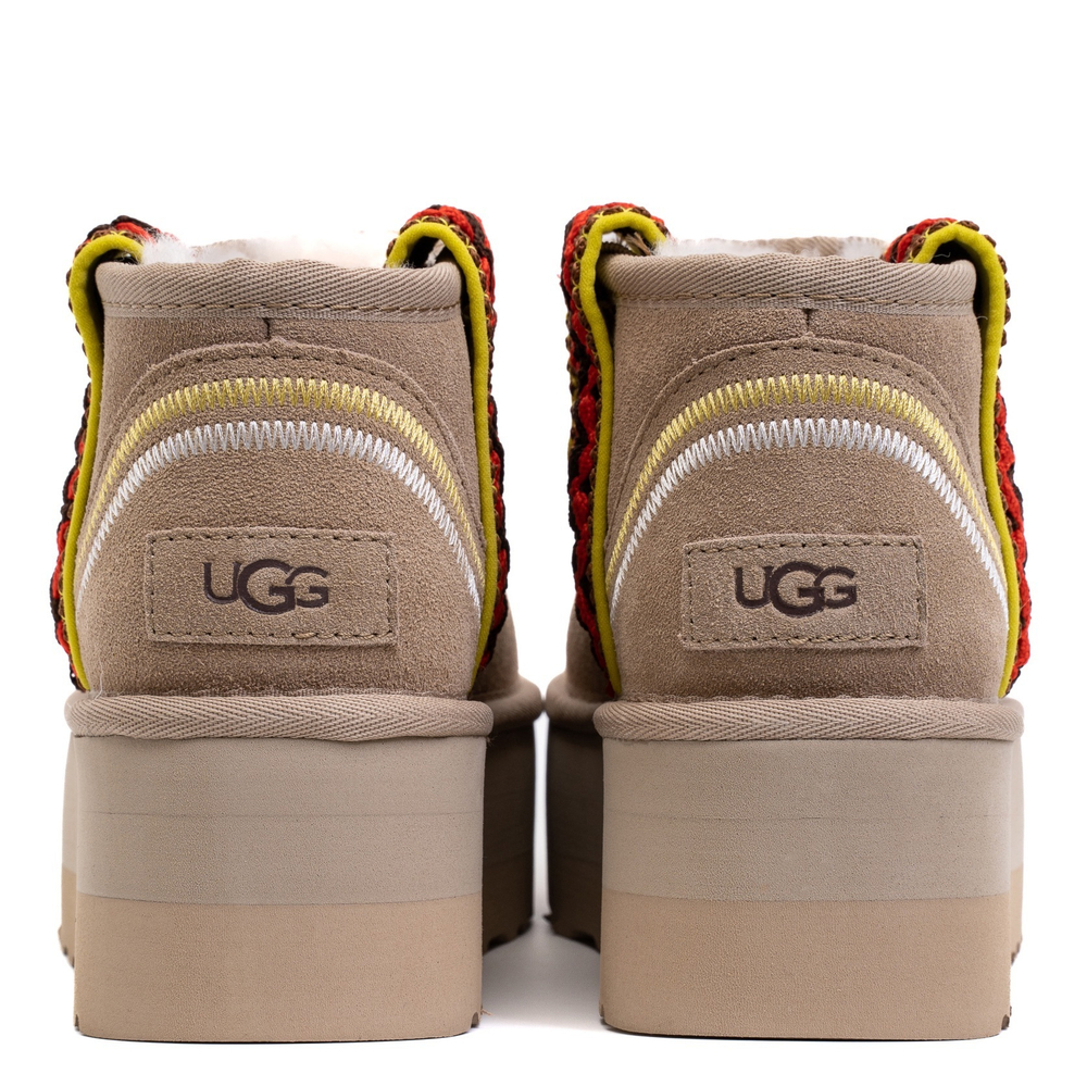 UGG Classic Ultra Mini Braid Platform Sand