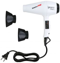 Профессиональный фен BaByliss PRO Luminoso+ Ionic Bianco BAB6360IE 2100w